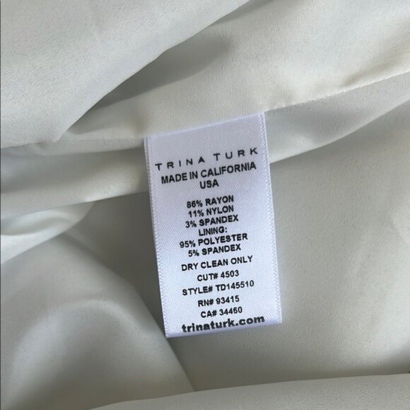 Trina Turk Katie Ziggurat Print Dress - 6 - Picture 6 of 7